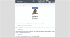 Desktop Screenshot of julialangel.com